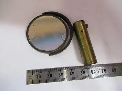 Antique Brass France Mounted Mirror Assembly Microscope Part As Pictured 11-dt-o • $79