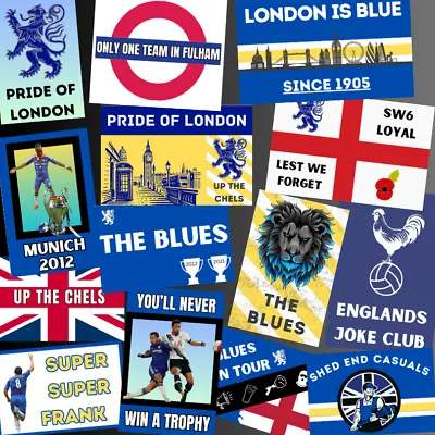 Chelsea Ultra Football Stickers X 50  Fan Designed • £10.49