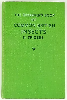 £7.95 • Buy The Observers Book Of Common British Insects & Spiders 1st Ed 1953 Linssen Warne