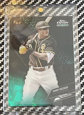 Manny Machado Card #38 Chrome Black Green  • $54