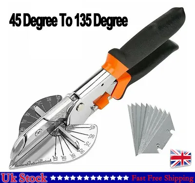 £13.79 • Buy Multi Angle Miter Shear Cutter Multifunction For Angular Moulding Trim Hand Tool