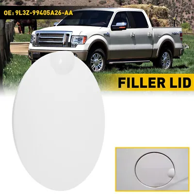 For 2009-2014 Ford F150 Gas Fuel Tank Filler Lid Cap Door 9L3Z-99405A26-AA White • $16.14