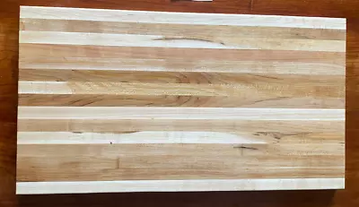 MAPLE SOLID HARDWOOD EDGE Grain Cutting Board 0.75 X 12.25 X 22.50 HAND Made • $43.99