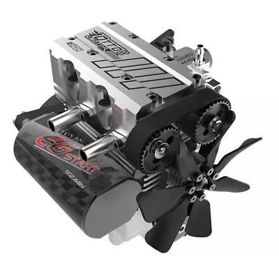 Toyan RC Nitro ENGINE OTTO 4 Stroke Air Cooled 2 Cylinder 4 Stroke -KIT- • $189.99