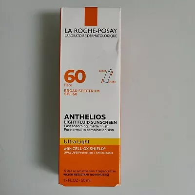 La Roche Posay Anthelios Ultra Light Sunscreen SPF 60 1.7oz Exp 2024+ • $19.99