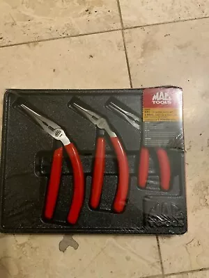 Mac 3 Pc Pistol Grip Needle Nose Pliers Set PPN3S New • $75