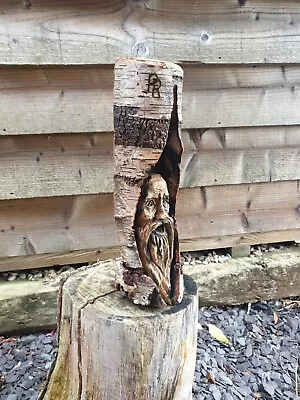 £44.99 • Buy Chainsaw Carved Green Man / Wood Spirit 
