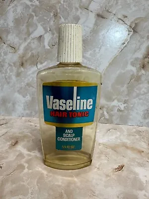 Vintage Vaseline Hair Tonic 5.5 Oz Plastic Bottle • $12