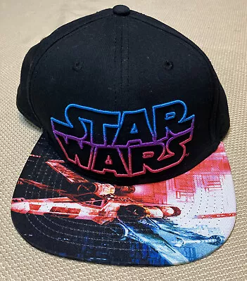 Star Wars Snapback Hat- X-Wing Multicolor Lucasfilm- Adjustable Hat • $8