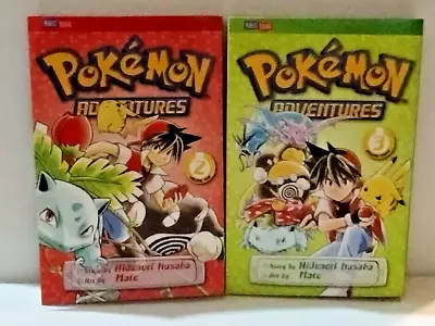 $28.95 • Buy POKEMON ADVENTURES VOLUME 2 & 3 (Comic Manga Books) EXC *FREE SHIPPING*