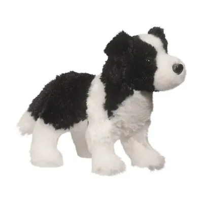 MEADOW The Plush BORDER COLLIE Dog Stuffed Animal - Douglas Cuddle Toys - #4009 • $11.95