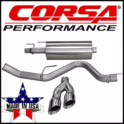 Corsa Sport 3  Cat-Back Exhaust Kit Fit 15-20 Ford F150 Super Crew 3.5L EcoBoost • $1390.99