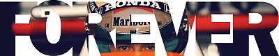 Ayrton Senna Forever Legend Formula One F1 Vinyl Sticker Decal Car Truck Wall  • $6.99