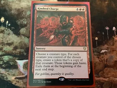 MTG - Magic The Gathering Card Kindred Charge - Sorcery - Commander 2017 • $11.60