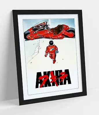 Akira Anime Movie Japanese Poster Reproduction -art Framed Picture Print • £14.99