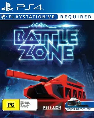 $24.99 • Buy Sony Battlezone PlayStation 4 VR, PS4, PSVR Game Brand NEW Sealed Battle Zone