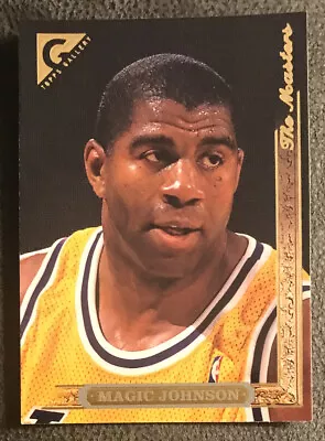 Magic Johnson 1995-96 Topps Gallery The Masters #6 Los Angeles Lakers • $3