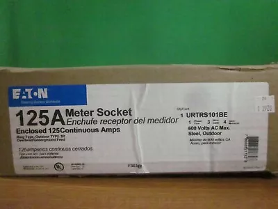 EATON Ring Style Meter Socket Small Hub Opening URTRS101BE - 125A 1PH • $119.99