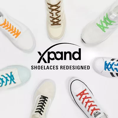 Xpand Laces - Original No Tie Elastic Shoe Laces 45 + Colors • $15