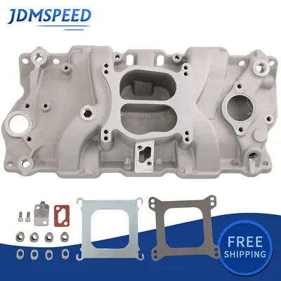 Dual Plane Front Intake Manifold For Small Block Chevy SBC 262-400 1955-86 • $219.14