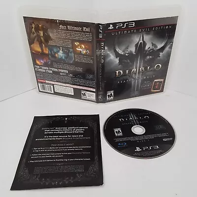 Diablo III Reaper Of Souls Ultimate Evil Edition PlayStation 3 PS3 Tested • $12.95