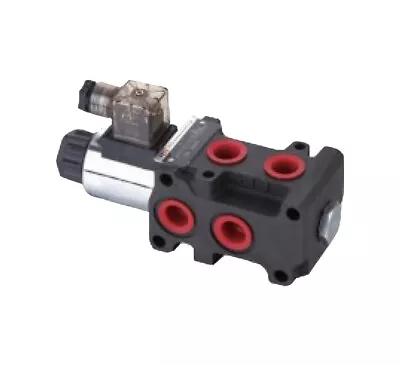 Flowfit 6 Way Hydraulic Solenoid Diverter 3/8  BSP Port Size 12V DC 50 L/Min  • £111.71