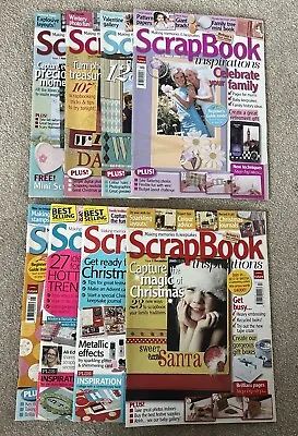 Scrapbook Inspirations Magazine X 8 **Great Condition** • £5