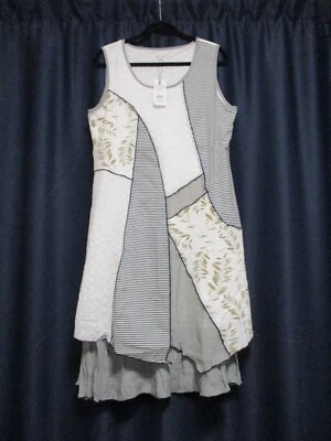 $15 • Buy New With Tags Rrp $150 W Lane Plus Size 12 Summer Dress. Layered, Cotton Blend