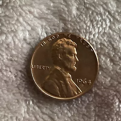 1964 D Lincoln Penny Rare L Liberty On Edge Error Ms Quality • $5