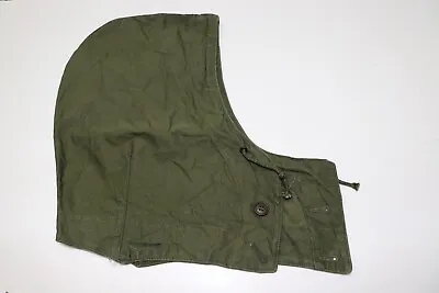 WWII US OD Cotton M1943 Field Jacket Hood Size Medium H4356 • $14.39