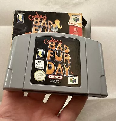 Conkers Bad Fur Day -BOXED AUS PAL - Nintendo 64 ⭐TESTED WORKING⭐ • $300