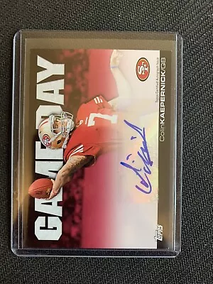 2011 Topps Game Day Auto Colin Kaepernick #GDA-CK Rookie Auto  • $34.99