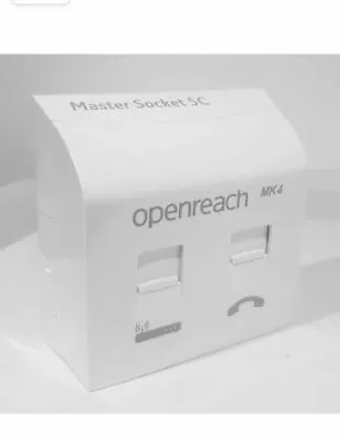 Openreach NTE5c Master Socket With VDSL Faceplate MK4 - Brand New • £9.25