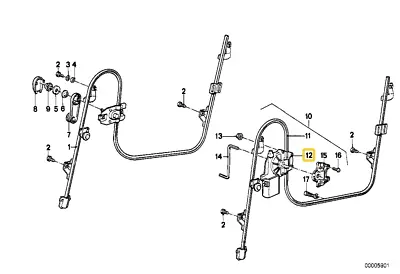 Window Electric Motor Left For BMW E-30 • $349.95