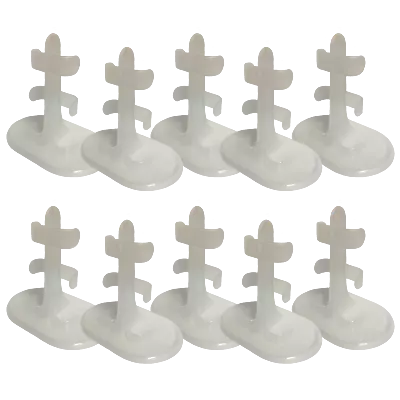 11.5  Doll Stand For Barbie Doll Foot Stands Lot Clear 10 Pack Leg Vintage Style • $19