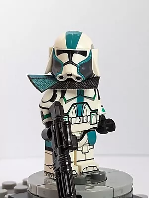 LEGO Star Wars Custom Printed Minifig Howzer Squad Clone Heavy Trooper • $23.39