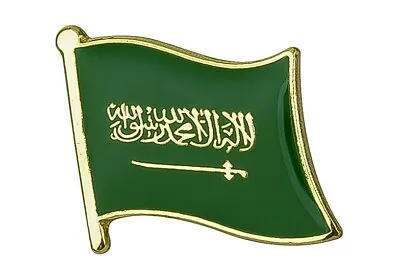 £3.95 • Buy SAUDI ARABIA Flag Lapel Pin Badge High Quality Gloss Enamel FREE UK POSTAGE