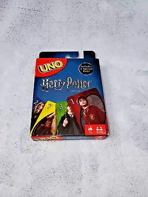 Harry Potter UNO Card Game By Mattel Collectible Tin 2018 Complete New • $12.99