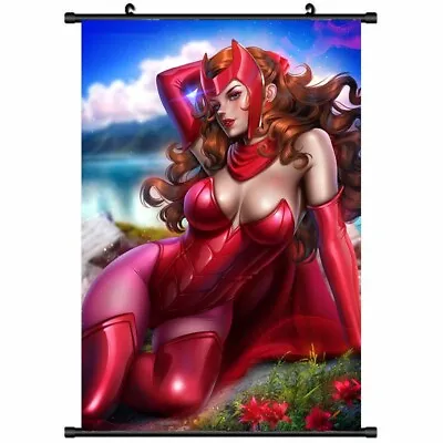 $6.98 • Buy Scarlet Witch Superhero Cartoon Poster Wall Scroll Manga Picture Print Art Decor