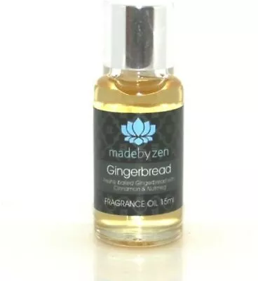 Made By Zen GINGERBREAD Signature Scented Fragrance Oil 15ml • £7.35
