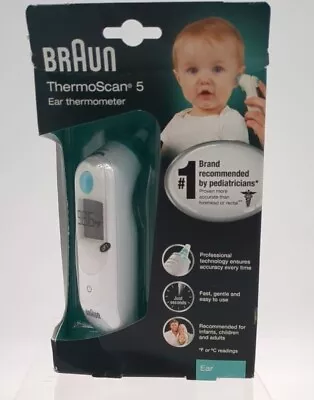 Braun Thermoscan 5 Ear Thermometer IRT6020 • $29.98