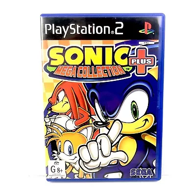 Ps2 Sonic Mega Collection Plus Sony PlayStation 2 VGC Free Postage • $21.90