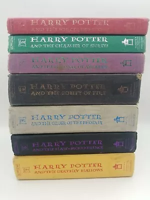 Harry Potter Hardcover Set First Edition 1-7 J.K. Rowling • $55