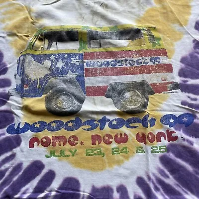 Woodstock 1999 Official Vintage T-Shirt - XL Used - Limp Bizkit Korn Metallica • $99.99