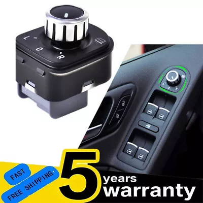 Power Rear View Mirror Switch For VW Jetta MK5 Golf MK5 MK6 Passat B6 Tiguan • $9.59