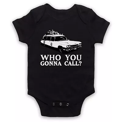 Ghost Car Ecto-1 Who You Gonna Call? Theme Tune Busters Baby Grow Babygrow Gift • £15.99