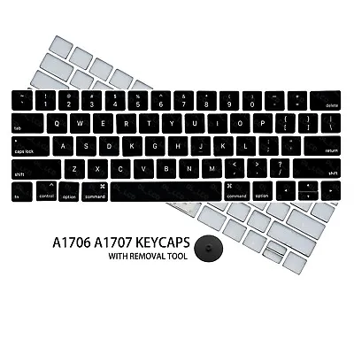 Keycaps Keys Cap US Set Replacement For MacBook Pro A1706 A1707 2016 2017 + Tool • $10.09