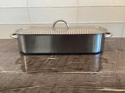 $34.50 • Buy Stainless Steel Fish Seafood Poacher Steamer 21 Inch 3 Piece