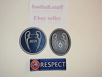 Liverpool 2019 UEFA Champions League Sleeve Patches/Badges NEW FIRMINO SALAH • $5.99