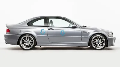 Chrome Door Side Belt Molding Moulding Body Trim For BMW E46 325 328 330 1999-05 • $29.95